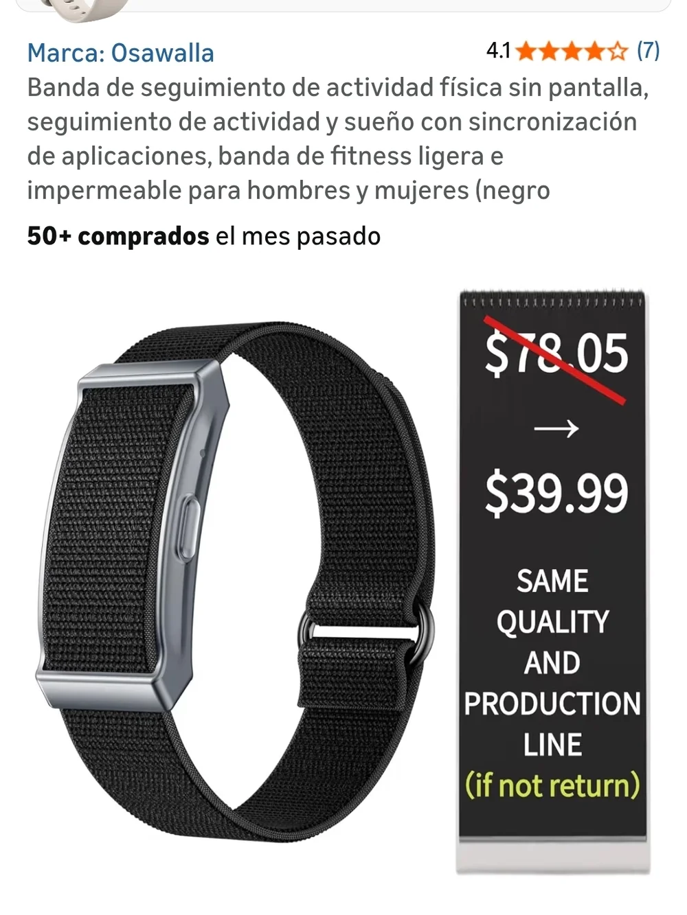 Black Nylon Replacement Watch Band for Men